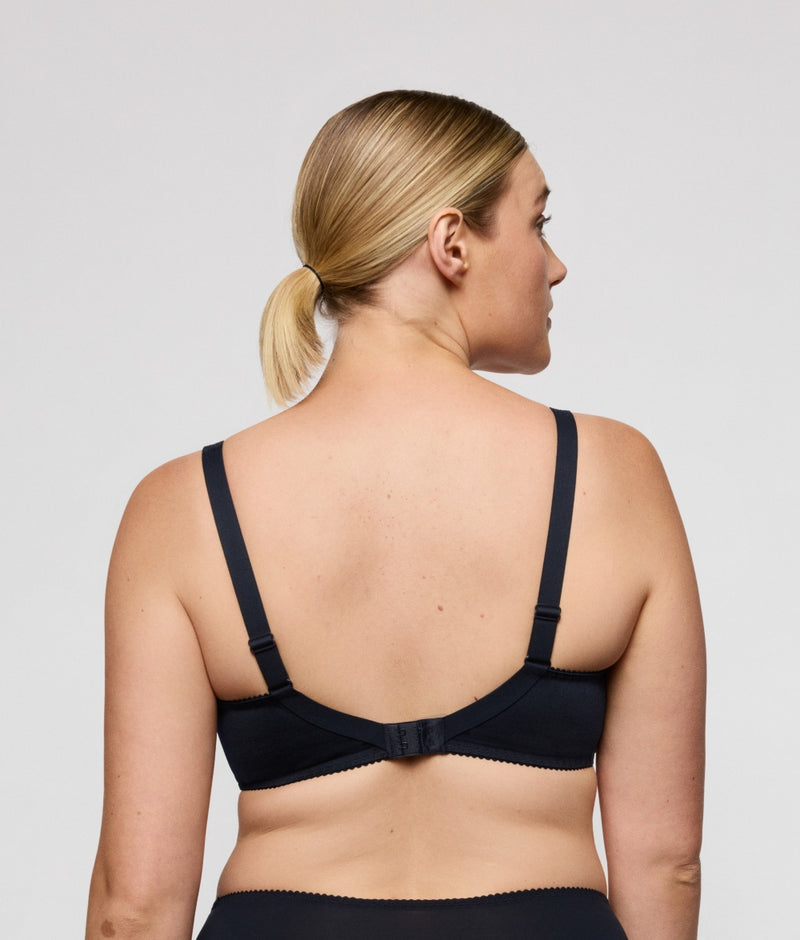 Primadonna Salerno Full Cup Bra – Midnight Blue back view