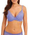 Wacoal Raffine Underwired Plunge Bra in Bluebell