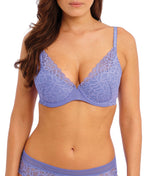 Wacoal Raffine Underwired Plunge Bra in Bluebell
