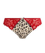 Freya Cherish Me Thong in Red Leopard print