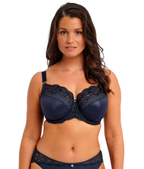 Fantasie Reflect Underwired Bra in Navy front view