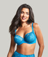 Panache Rocha Balconette Bra In Peacock Blue