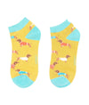 Miss Sparrow Pups in Coats Trainer Socks in Yellow