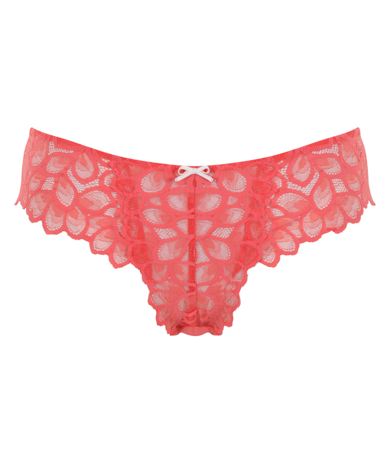 Panache Allure Brazilian Brief in Coral