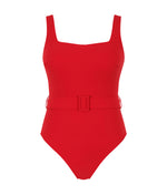 Panache Serena Square Neck Swimsuit in Rossa Red