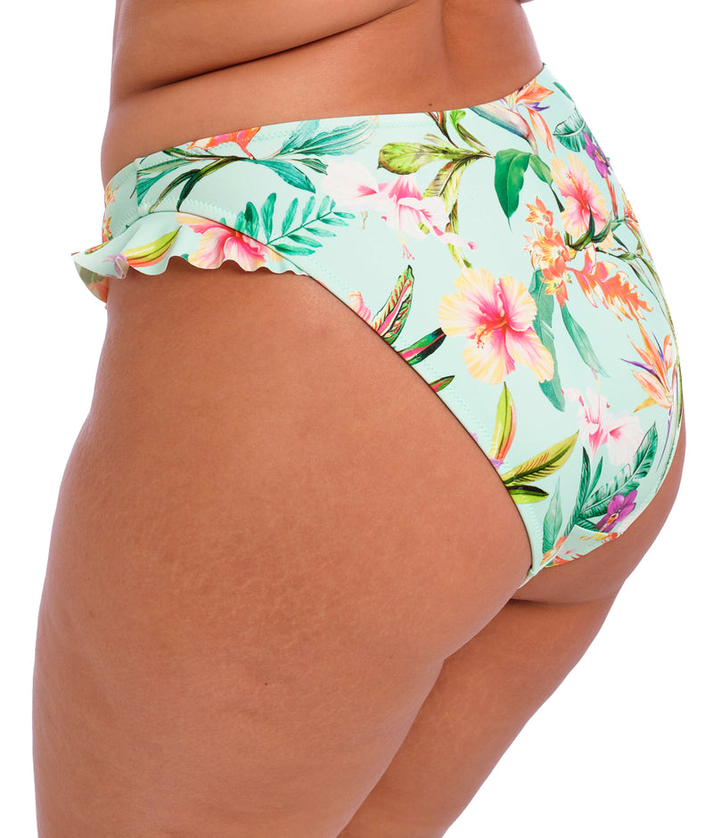 Elomi Sunshine Cove High Leg Brief in Aqua