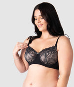 Hotmilk Temptation Full Cup Wired Nursing Bra in Powder Or Black