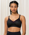 Triaction Free Motion N EX Non Wired Sports Bra In Black