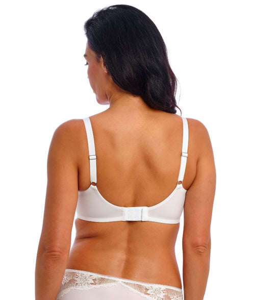 Wacoal Most Divine Underwired Plunge Bra - White back view