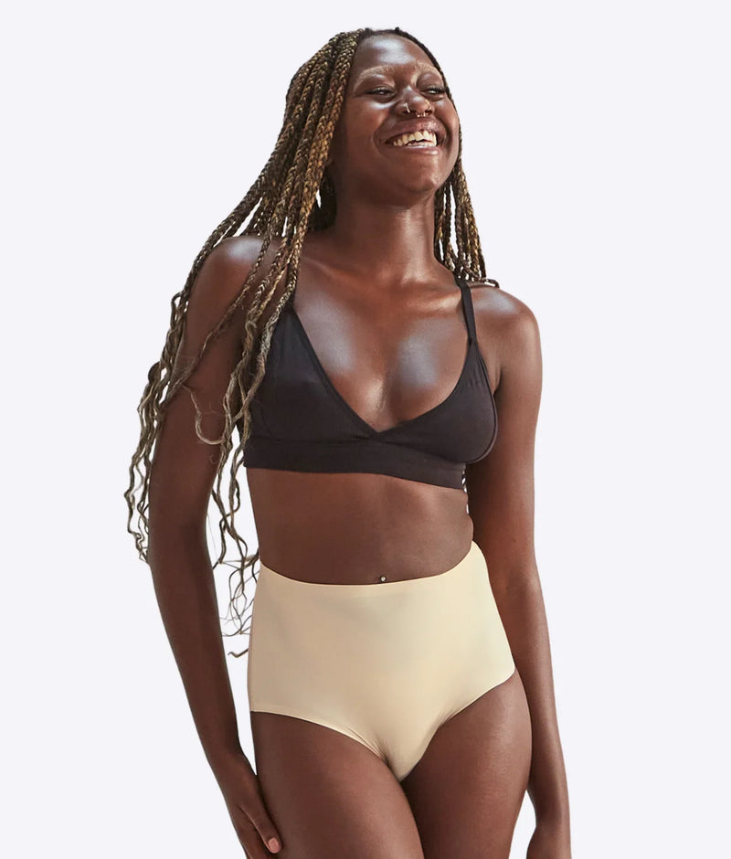 WUKA Drytech™ Incontinence High Waist Brief in Light Nude