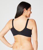 Rock Candy Seamless Nursing Bralette In Black