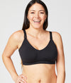 Rock Candy Seamless Nursing Bralette In Black