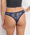 Sloggi GO Crush Thong 3 Pack in Dark Blue Combination
