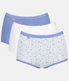 Sloggi Maxi Brief 3 Pack in Blue/White Combination