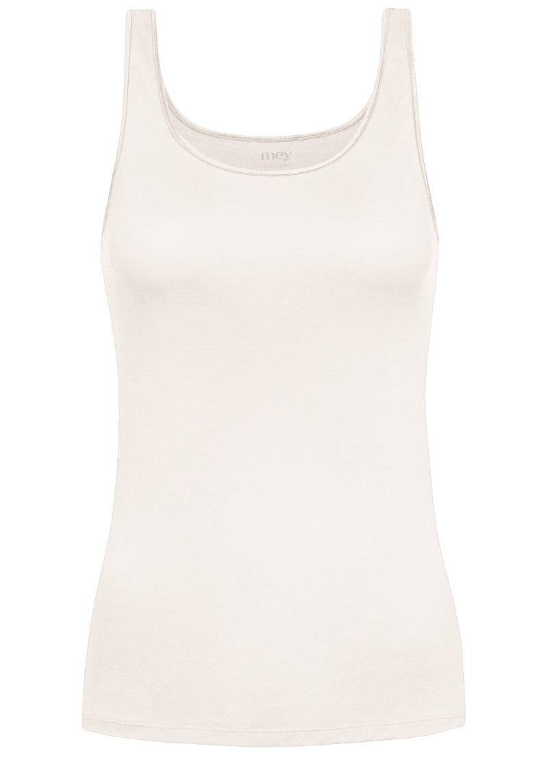 Mey Emotion Round Neck Vest Top in Champagne