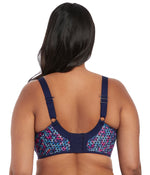 Elomi Energise Sports Bra in Navy Geo