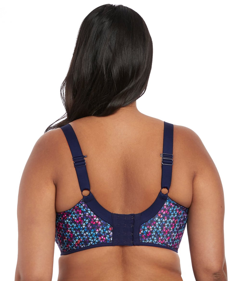 Elomi Energise Sports Bra in Navy Geo