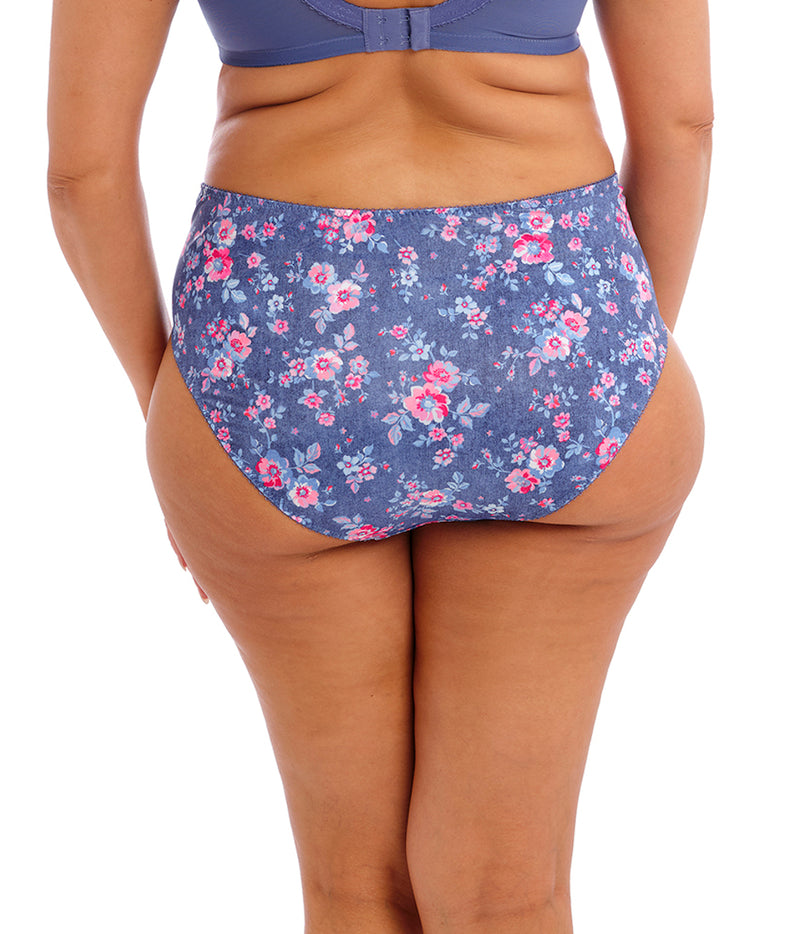 Elomi Morgan Full Brief in Denim Floral