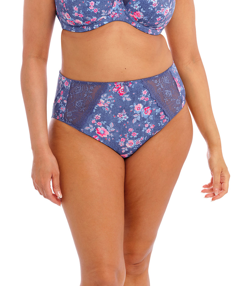 Elomi Morgan Full Brief in Denim Floral