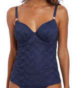 Fantasie Marseille Full Cup Underwired Gathered Tankini Top In Twilight