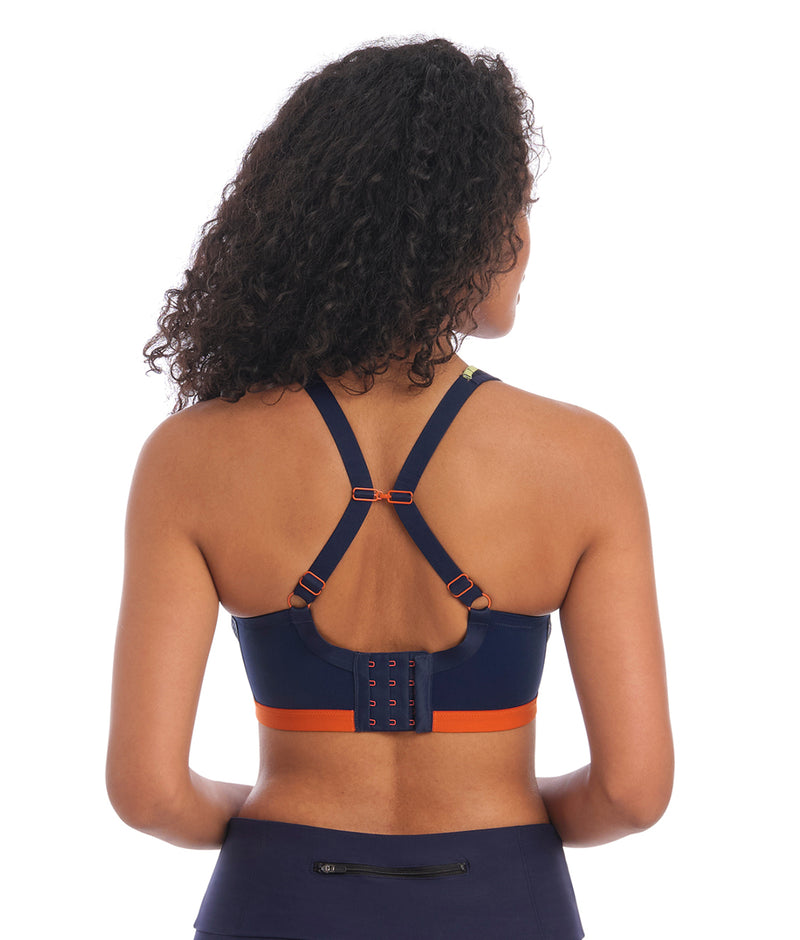 Freya Dynamic Non Wired Sports Bra in Navy Spice