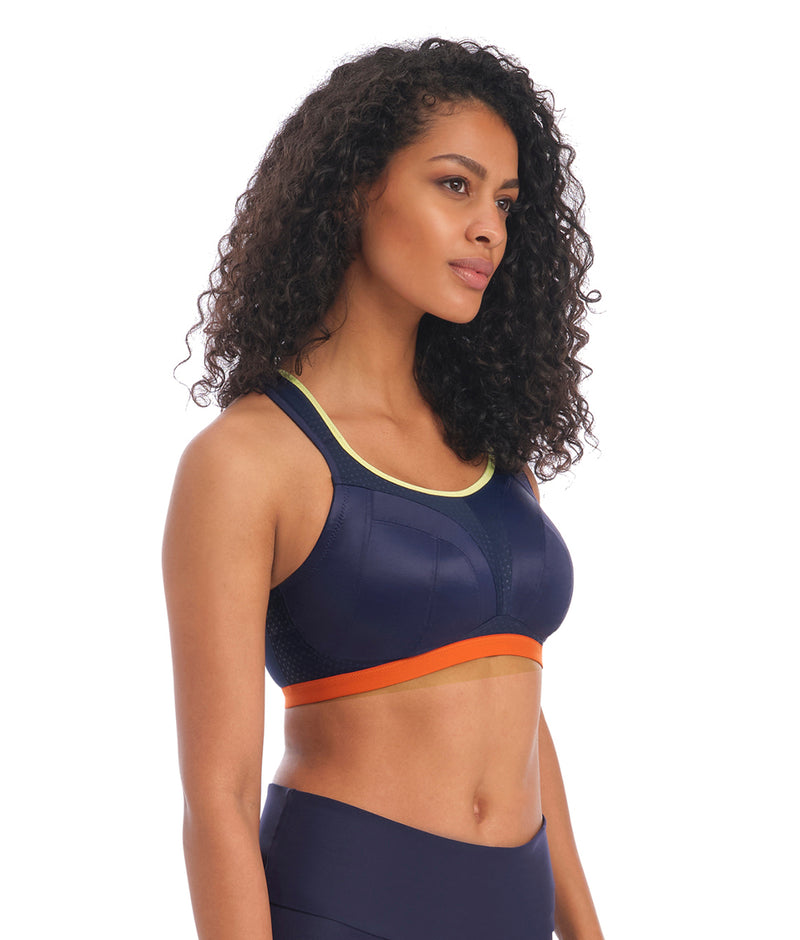Freya Dynamic Non Wired Sports Bra in Navy Spice