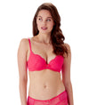 Gossard Superboost Lace Plunge Bra in Diva Pink
