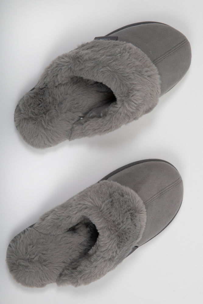 Miss Sparrow Micro Suede Mule Slippers