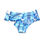 Happy Undies Hipster Brief In Blue Leaves