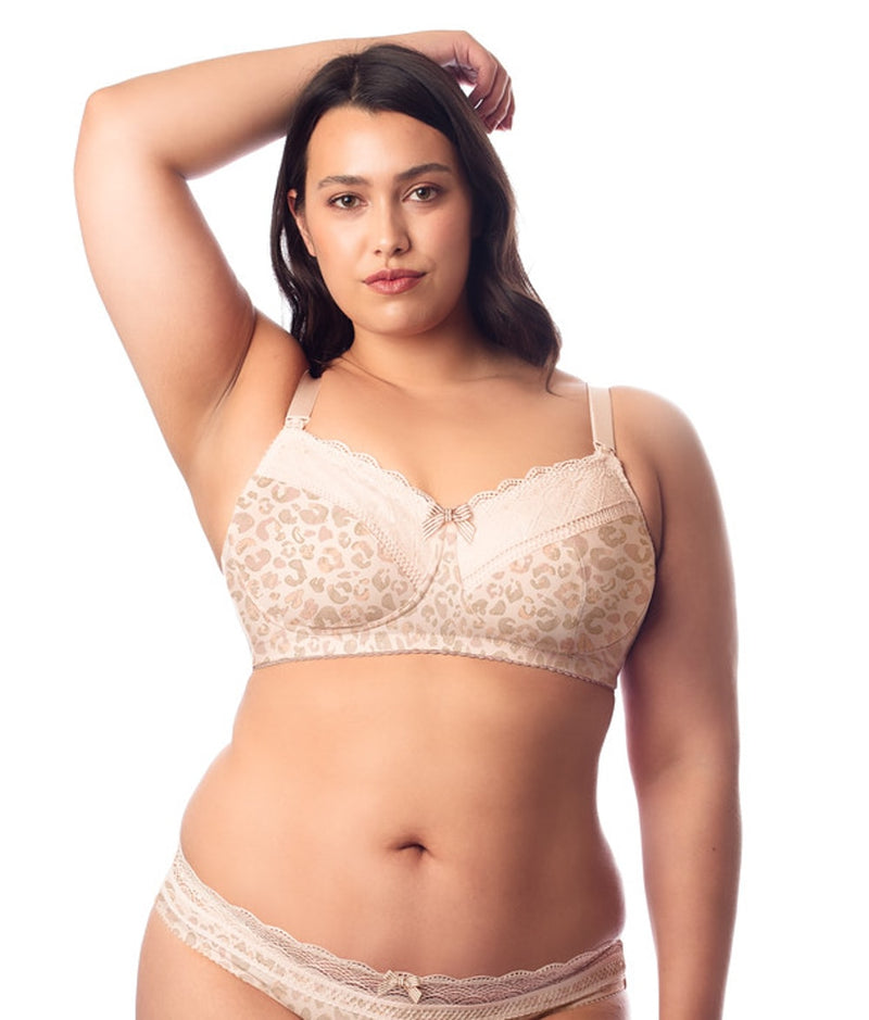 Hotmilk Motherhood Show Off Nursing Bra in Persian Leopard