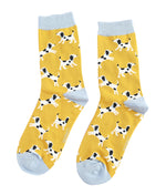 Miss Sparrow Little Dalmatians Socks in Yellow
