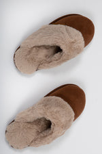 Miss Sparrow Micro Suede Mule Slippers
