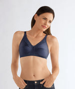 Amoena Nancy Non-Wired Bra in Navy