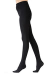 Pretty Polly 200 Denier Fleecy Opaque Tights in Black on Leg