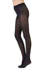 Pretty Polly 40 Denier Opaque Tights in Black on Leg