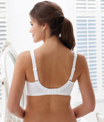 Royce Grace Non-Wired Soft Cup Bra in White Back