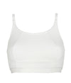 Royce Lola Non-Wired Crop Top (2 Pack) in Peach and White