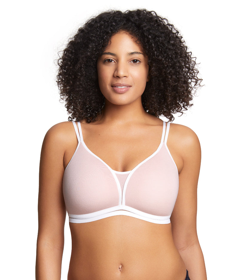 Royce Posie Non-Wired T-Shirt Bra (2 Pack) in Blush & Grey