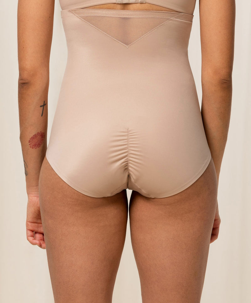 Women's Seamless Stretch Tummy Control Shapewear Panties, Ladies High  Waisted Brief Underwear