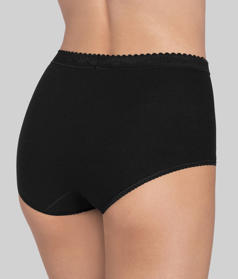 Sloggi Control Maxi 2 pack in Black back