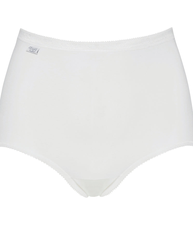Sloggi Basic Maxi Briefs 4 Pack White, Black or Beige