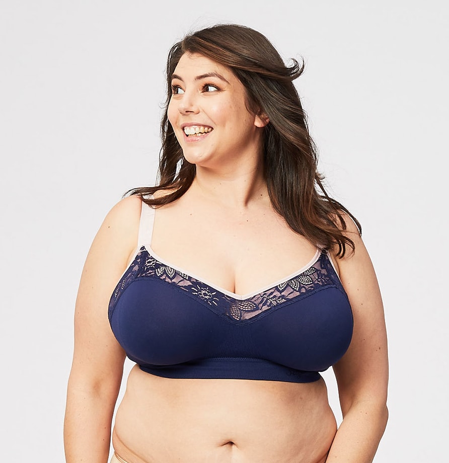 Sugar Candy Lux Bralette in Navy – Mish