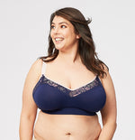 Sugar Candy Fuller Bust Seamless Bra in Navy
