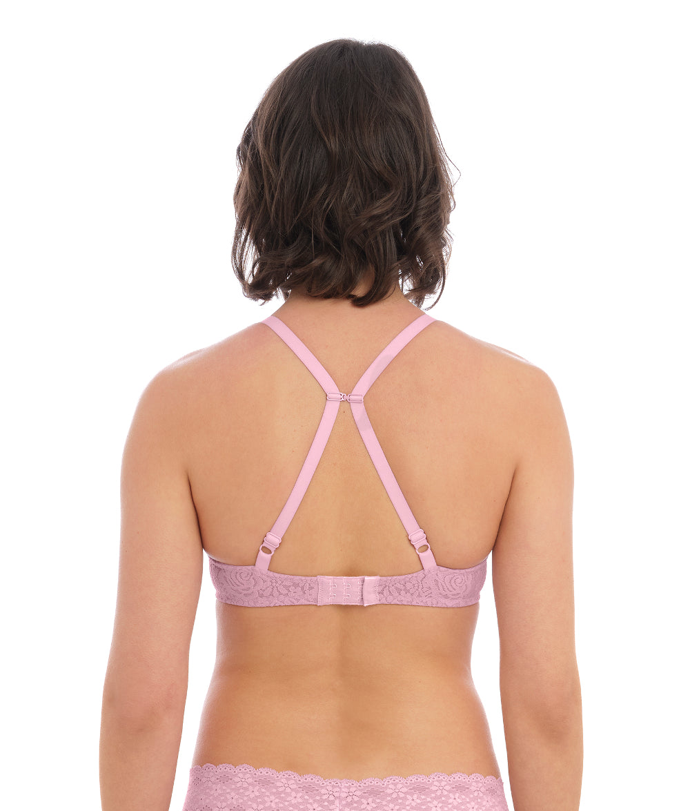 Halo Lace Moulded Bra Lilac, Wacoal