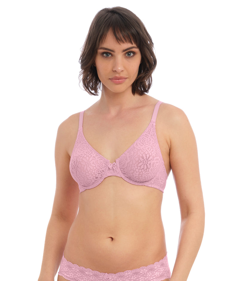 Wacoal Halo Lace Moulded Bra in Fragrant Lilac