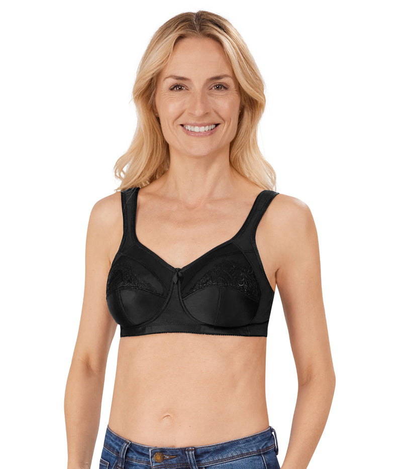 Amoena Isadora Non-Wired Bra in Black